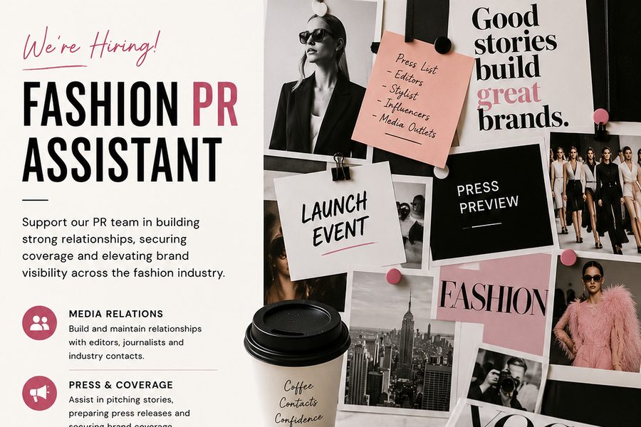 Fashion PR Assistant role at a vetted ethical employer